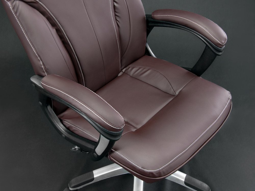 Sofotel EG-222 Ergonomic Leather Office Chair, Brown (2)