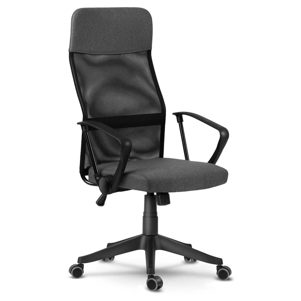 Ergonomic Mesh Office Chair Sofotel Sydney with High Back Support, Dark Gray (0)