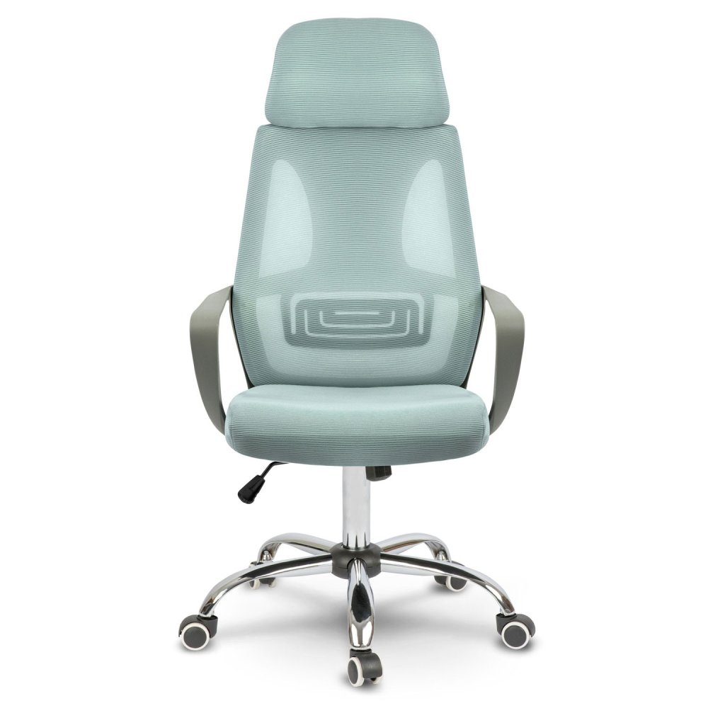 Sofotel Praga Ergonomic Mesh Office Chair with Headrest, Light Blue (0)