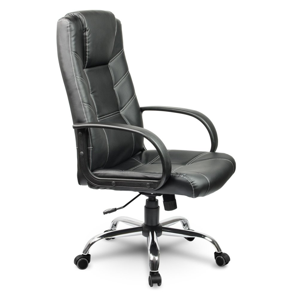 Sofotel EG-221 Ergonomic Leather Office Chair, black (1)