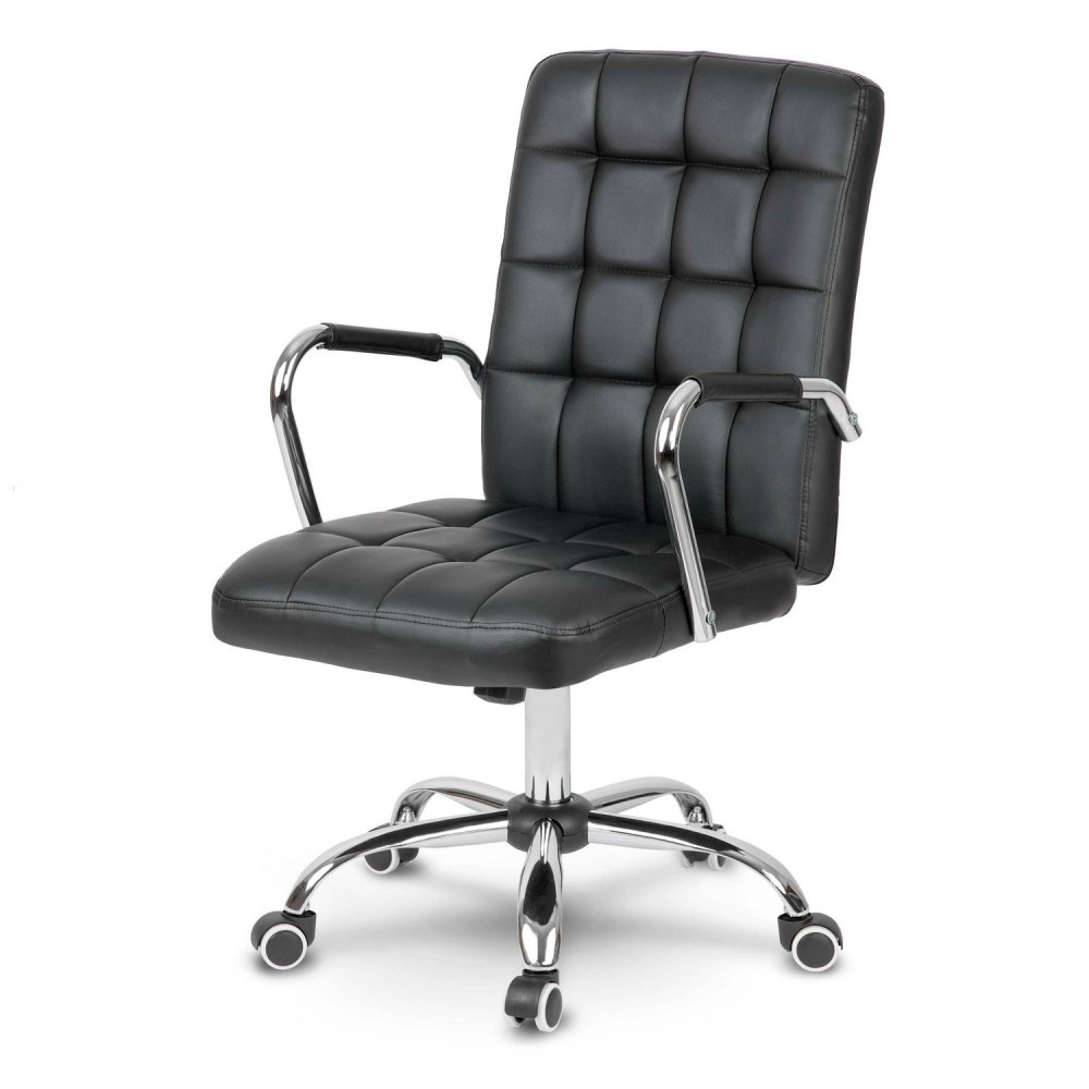 Sofotel Benton Ergonomic Leather Office Chair, Black (0)
