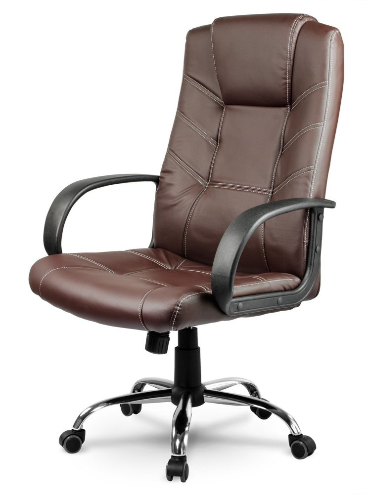 Ergonomic Eco-Leather Office Chair Sofotel EG-221, Brown (0)