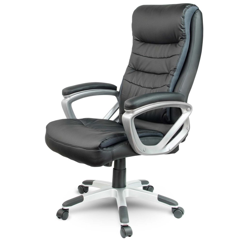 Sofotel EG-226 Ergonomic Leather Executive Office Chair, Black (0)