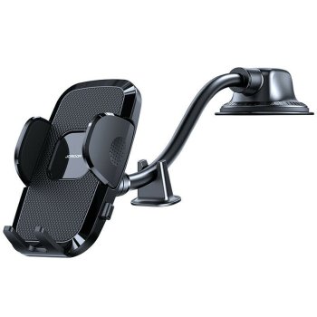 Joyroom Mechanical Long Arm Car Phone Holder for Dashboard, Black