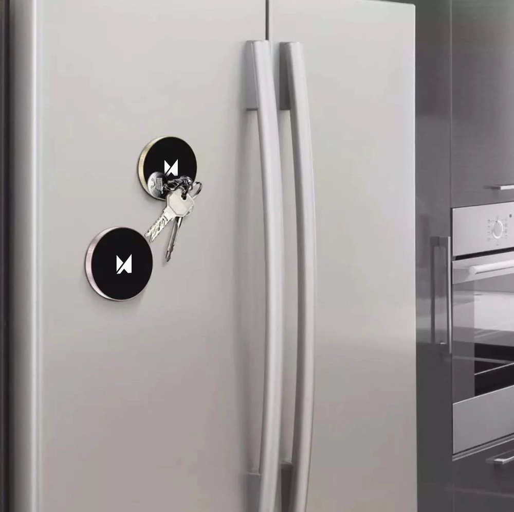 Wozinsky Flat Vehicle Mount Magnetic Bracket Phone Holder for Dashboard, Black (2)