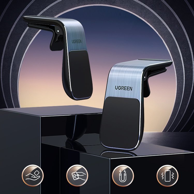 Ugreen Magnetic Car Holder For The Ventilation Grille, Silver (lp290) (1)