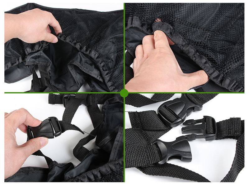 Car Trunk Organizer with 7 Compartments, Black (3)