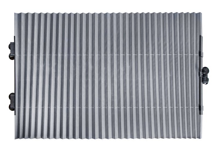 Retractable Car Windshield Sun Shade Auto Front Window Sunshade Curtain Sun Visor, Gray (3)