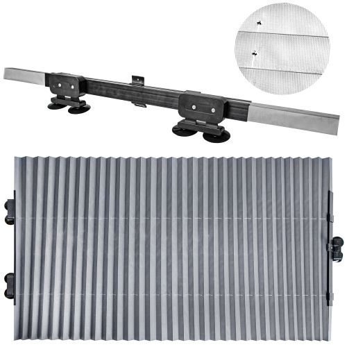 Retractable Car Windshield Sun Shade Auto Front Window Sunshade Curtain Sun Visor, Gray (7)