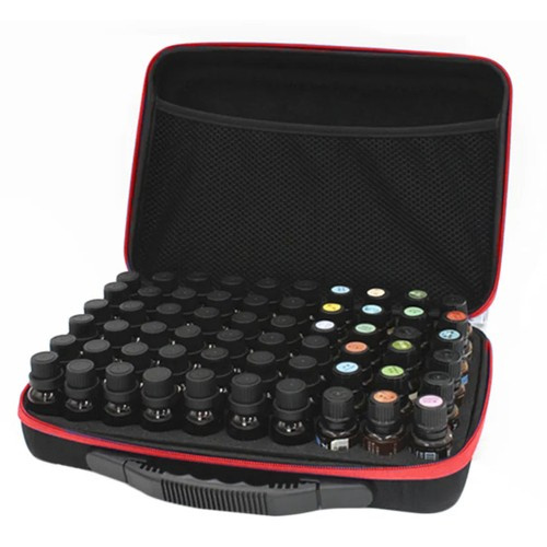Soulima 22886 Nail Polish Organizer Case for 60 Bottles, Black (3)