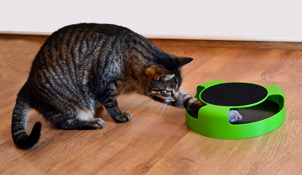 Kittens Cats Indoor Interactive Toy with Scratching, "Mouse" (1)