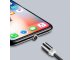 Magnetic 3-in-1 Charging Cable Micro USB Type-C Lightning 1m Black