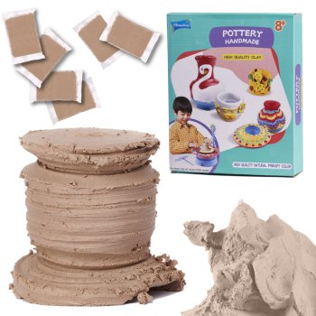 Clay stock for a pottery wheel, 1200g