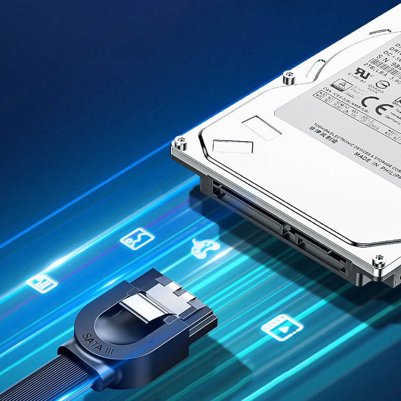 Ugreen Sata 3.0 Cable 0.5m Black (us217) (1)