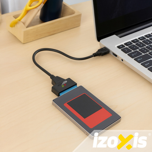 USB 3.0 to SATA Adapter Cable for 2.5" SSD and HDD Izoxis 26096 (3)