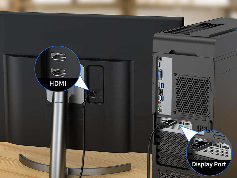 DisplayPort to HDMI Adapter 4K Ultra HD, DP to HDMI Converter (2)