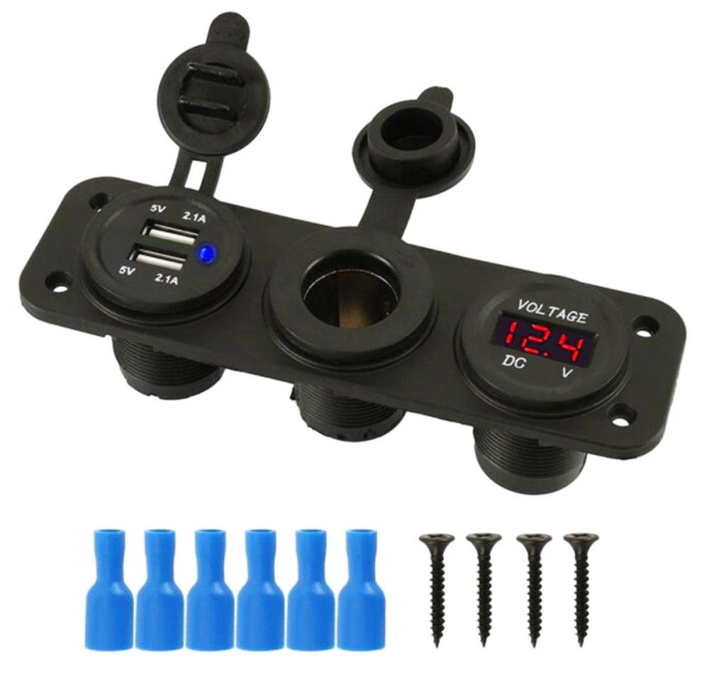 Waterproof light socket. 2,1a (0)
