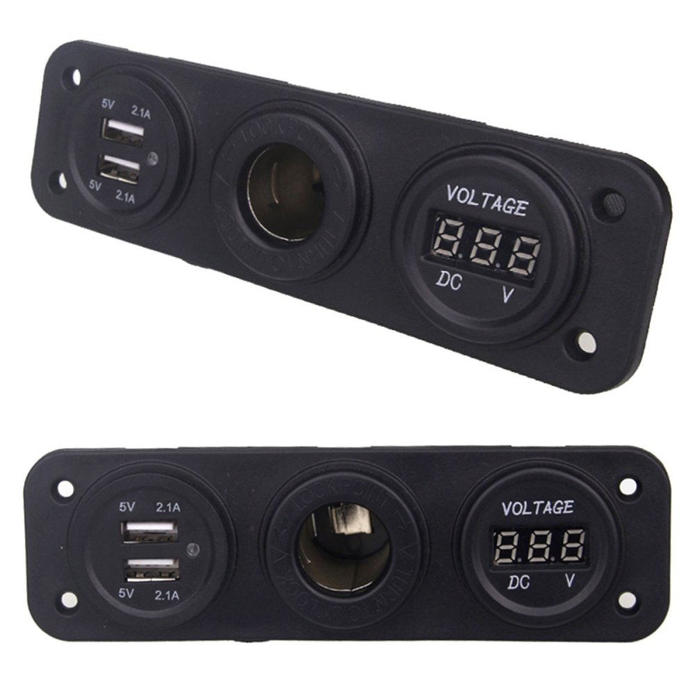 Waterproof light socket. 2,1a (1)