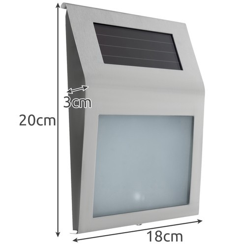 Izoxis Solar Powered LED House Number 24357 with Dusk Sensor (1)