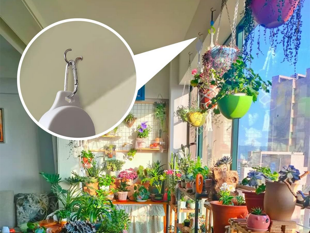 Extendable Adjustable Plant Pot Hanger Hook, Set of 2 (10)