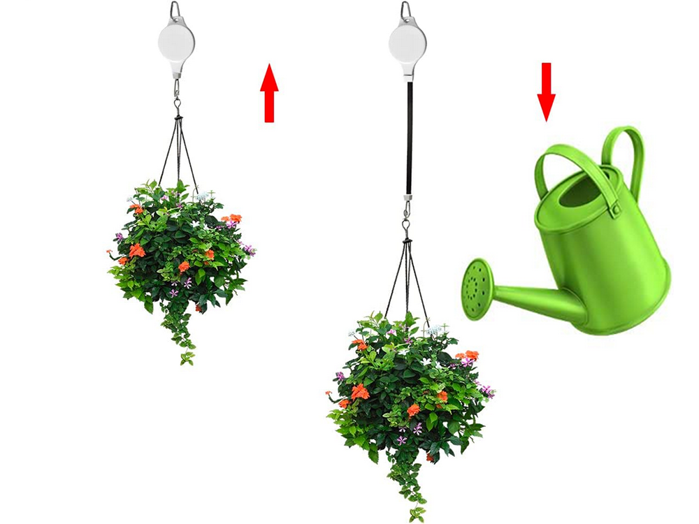 Extendable Adjustable Plant Pot Hanger Hook, Set of 2 (11)