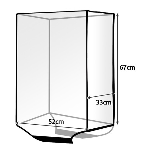 Trizand Case Cover for Suitcase Coffer Bag on Wheels (MAX - 67x52x33cm) (0)