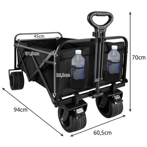 Gardlov Folding Portable Transport Trolley Cart with Pockets Load capacity up to 100 kg (0)