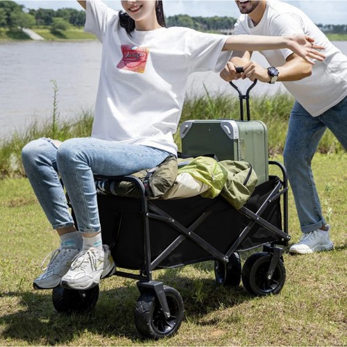 Gardlov Folding Portable Transport Trolley Cart with Pockets Load capacity up to 100 kg (6)