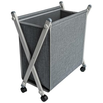 Collapsible Rolling Laundry Basket