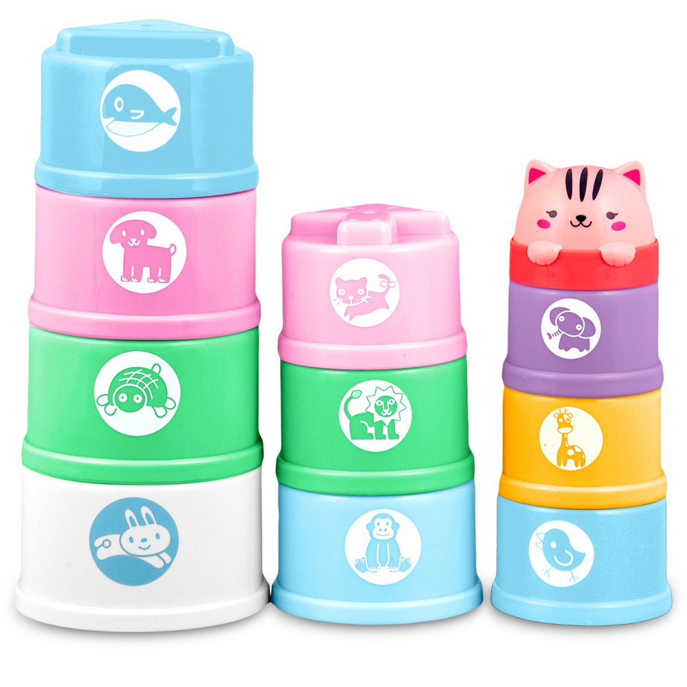 Ricokids Developmental Bath Toy Stacking Cups RK-752 (1)