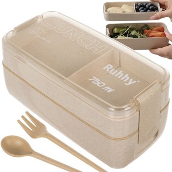 Lunchbox Food Container, 750 ml, Ruhhy 24528