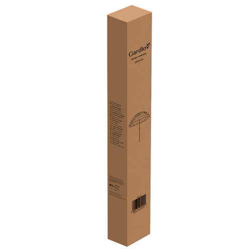 Gardlov Hawaiian Tilting Patio Umbrella 170 cm, Beige 25326 (1)