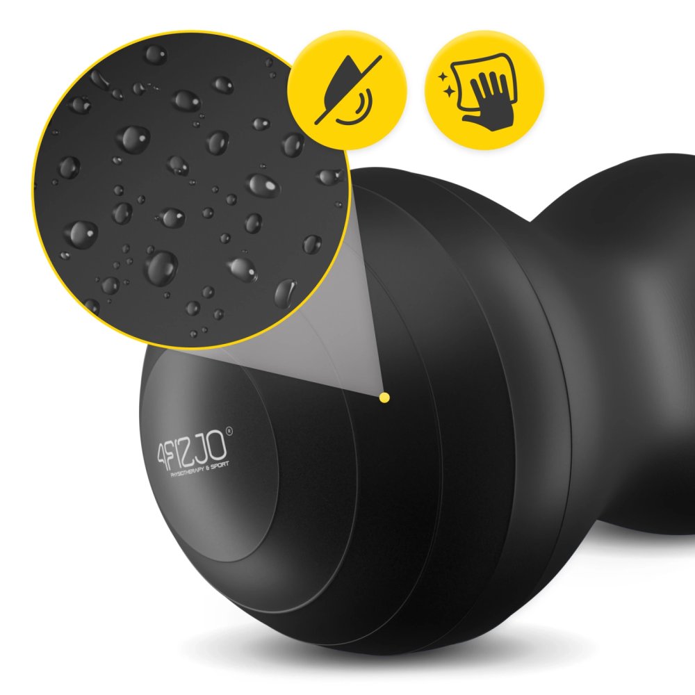 4FIZJO PEANUT AIR BALL Peanut Stability Ball for Exercise, Black (0)