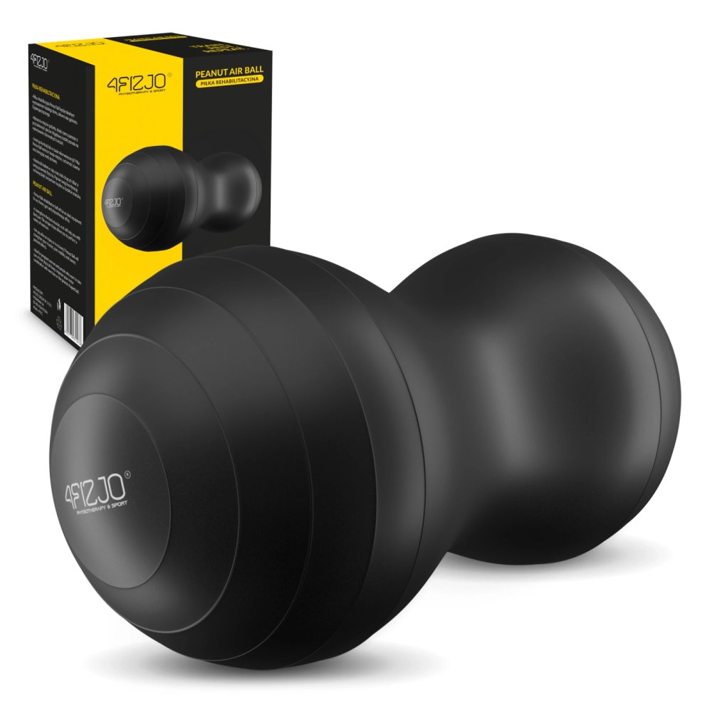 4FIZJO PEANUT AIR BALL Peanut Stability Ball for Exercise, Black (3)