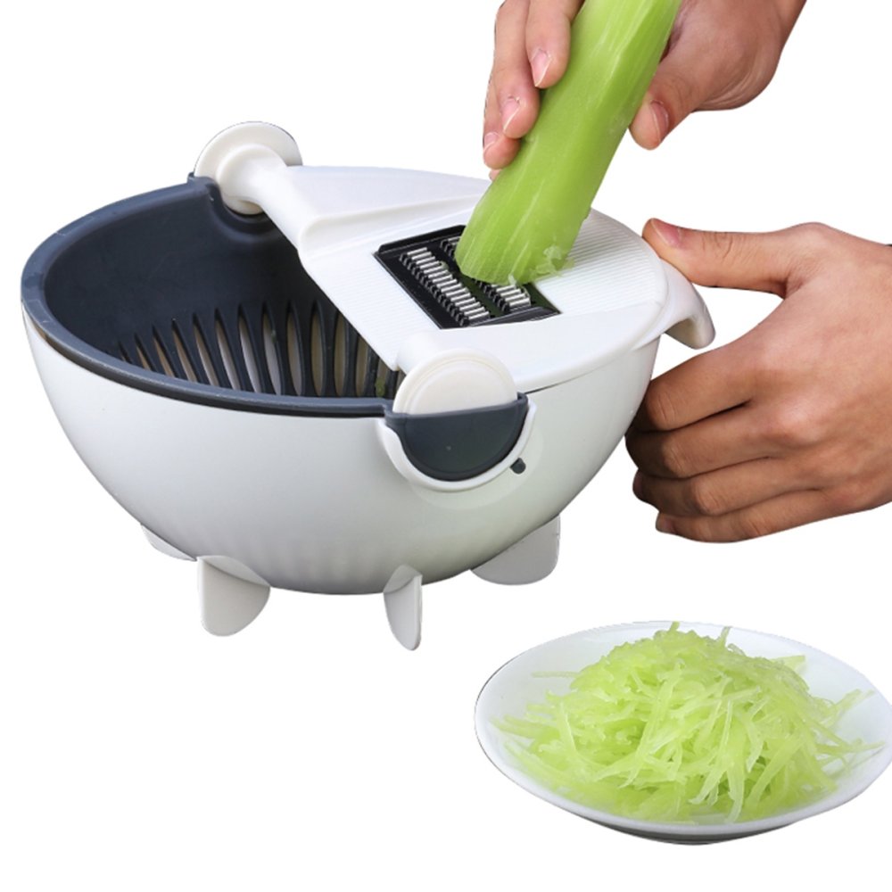 Vegetable Cutter Grater Chopper With Bowl (5)
