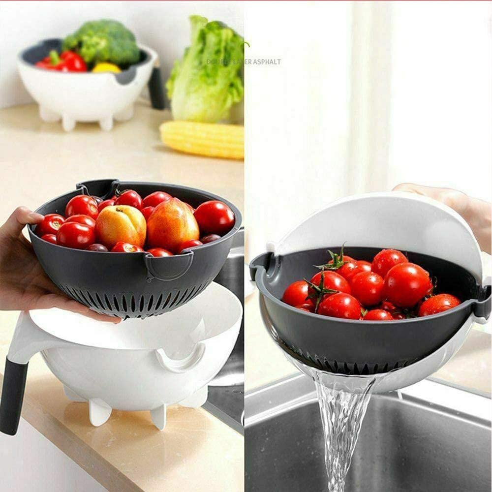 Vegetable and Fruit Slicer & Grater with Colander and Peeler (3)