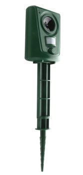 Ultrasonic Animal Repeller Waterproof Motion Activated Pest Control for Gardens