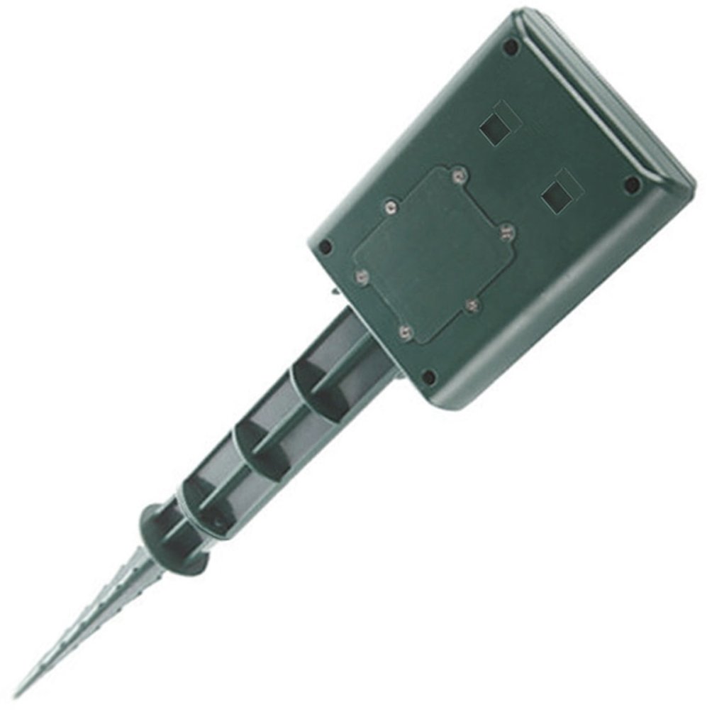 Ultrasonic Animal Repeller 7-in-1 with Motion Sensor, Green (2)