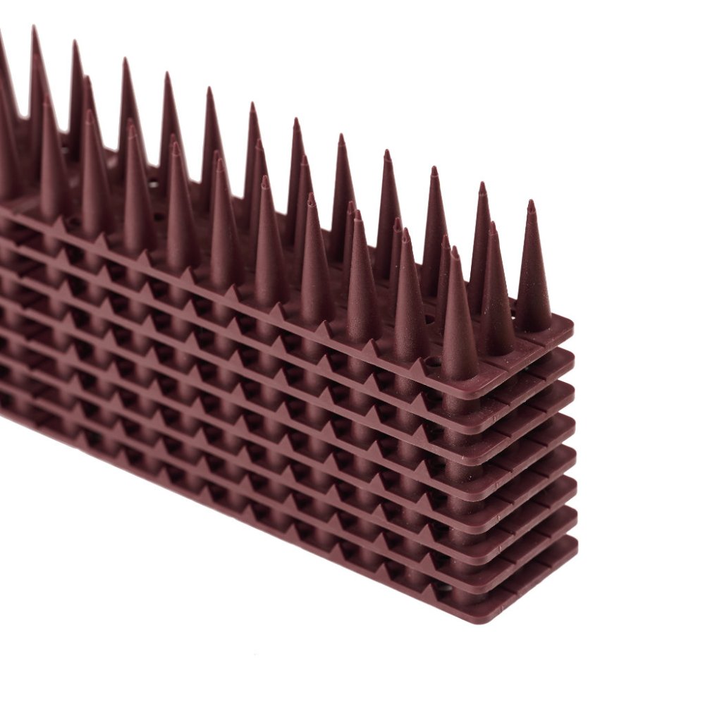 Bird Spikes, Brown Plastic 8 pcs, 43 cm (3)