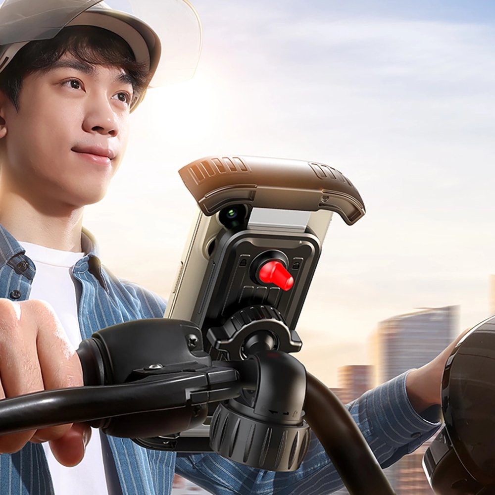 Ugreen Phone Holder for Bicycle Motorbike Motorcycle on the Handlebar, Black (0)