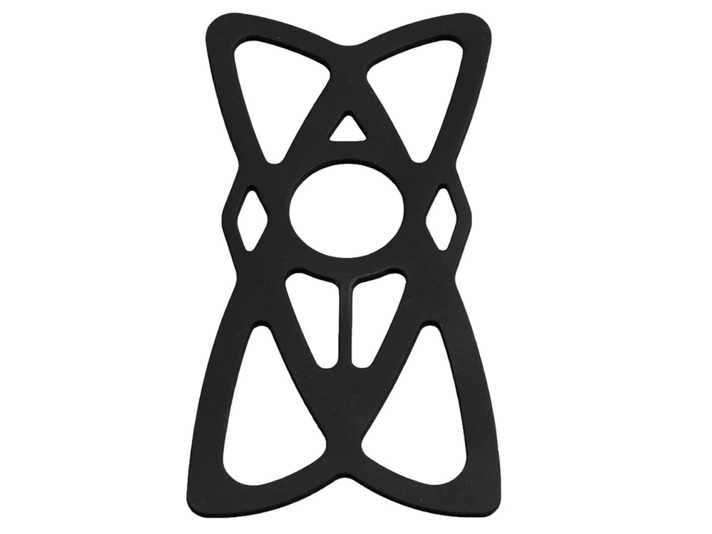 Handlebar Phone Holder for Bicycle and Motorcycle, Aluminium, Universal, with Silicone Protection (8)