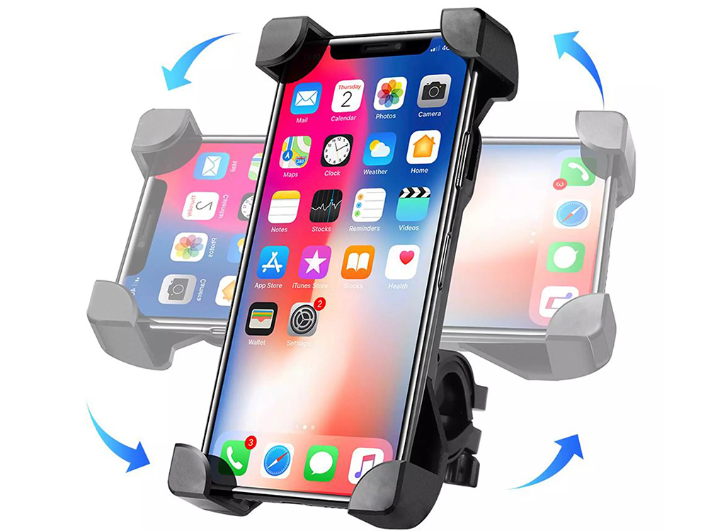 Stable Durable Motorbike Bicycle Handlebar Phone Holder (8)