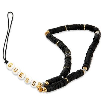 Guess Heishi Beads Phone Strap 3666339048310 Black