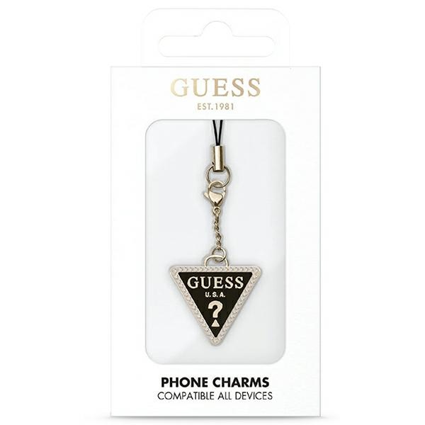 Guess case pendant GUCPMTDCK Phone Strap Triangle Diamond Charm with Rhinestones (0)