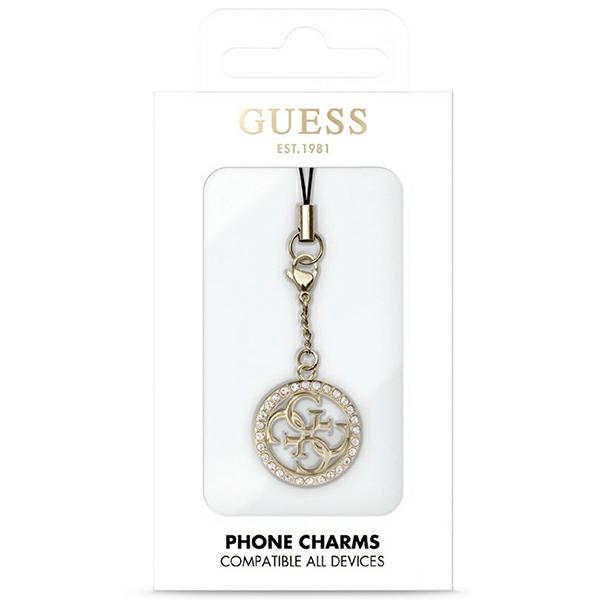 Guess case GUCPM4DRD Phone Strap 4G Rhinestone Charm (0)
