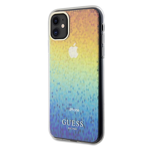 Guess IML Faceted Mirror Disco Iridescent case for iPhone 11 / Xr - multicolor (0)