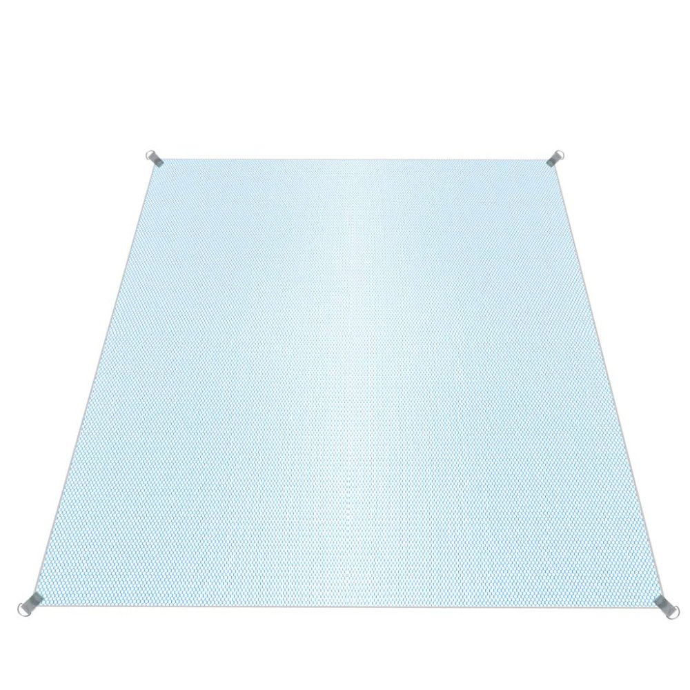 Sand Free Beach Mat Blanket XXL 200x200cm, Blue (3)