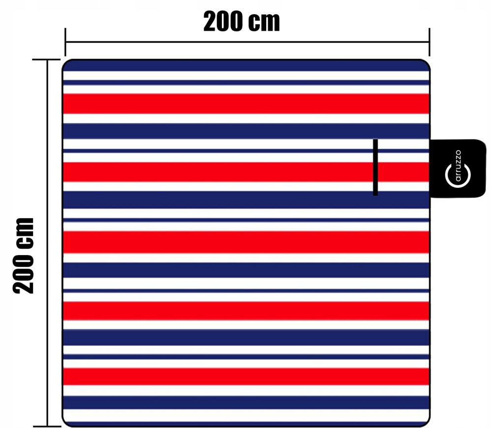 Carruzzo Foldable Beach Garden Picnic Rug Mat Blanket, 200x200 cm (5)