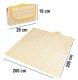 Beach Picnic Blanket Waterproof Portable Camping Mat 2x2m, Yellow