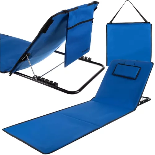 Beach Mat With Backrest + Trizand 23617 Pillow